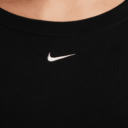 Nike CHill knit long sleeve crop top fn3661-010 blk