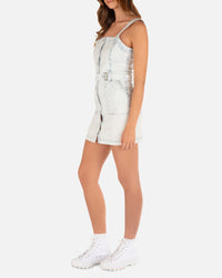 Hurley Railroad denim mini dress hy013d4 blue