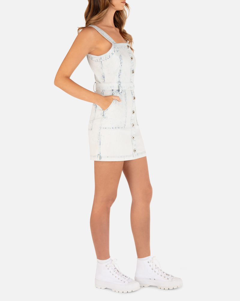 Hurley Railroad denim mini dress hy013d4 blue