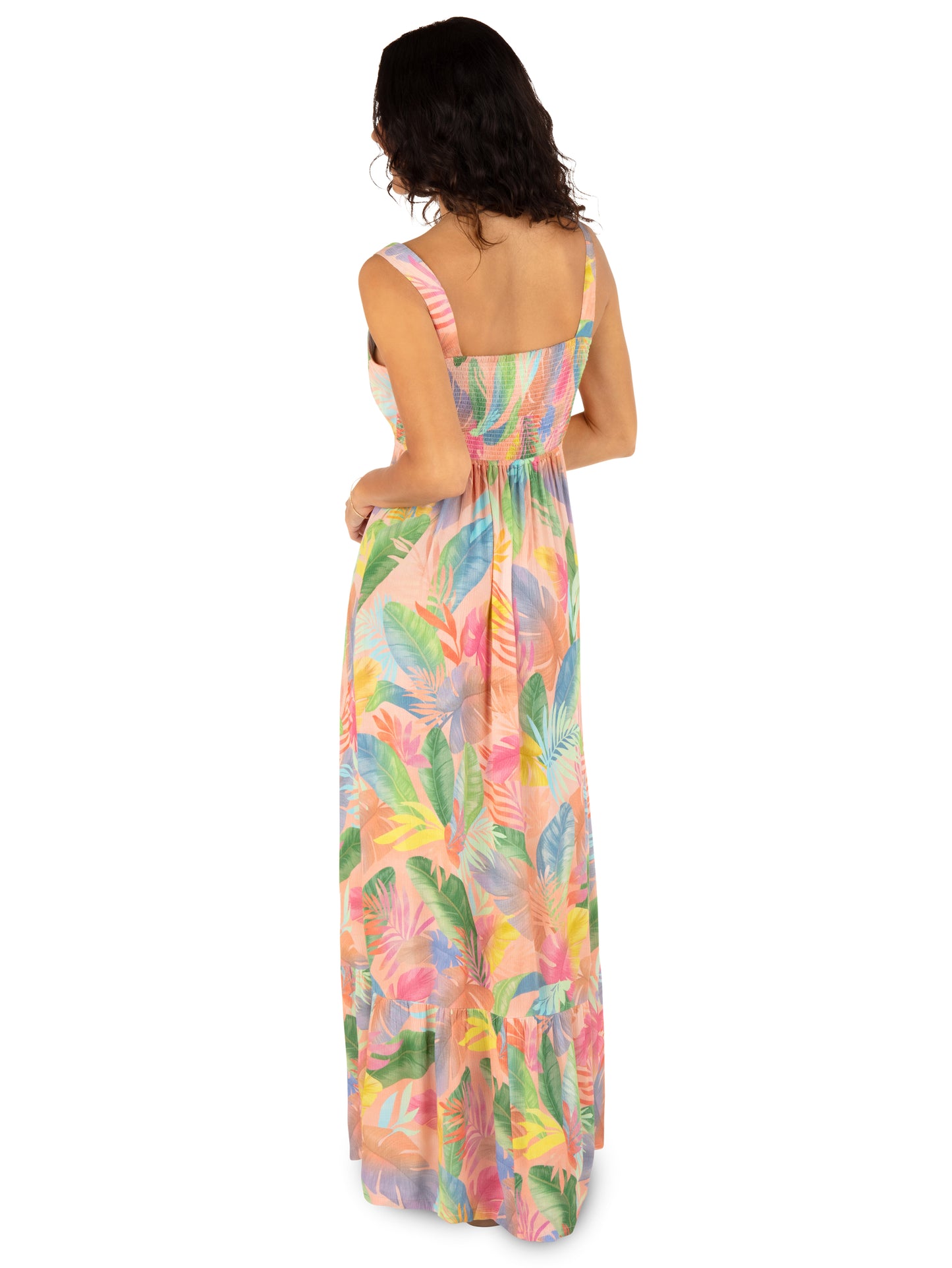 Hurley Paradise reversable Maxi dress hu021d4 multi color