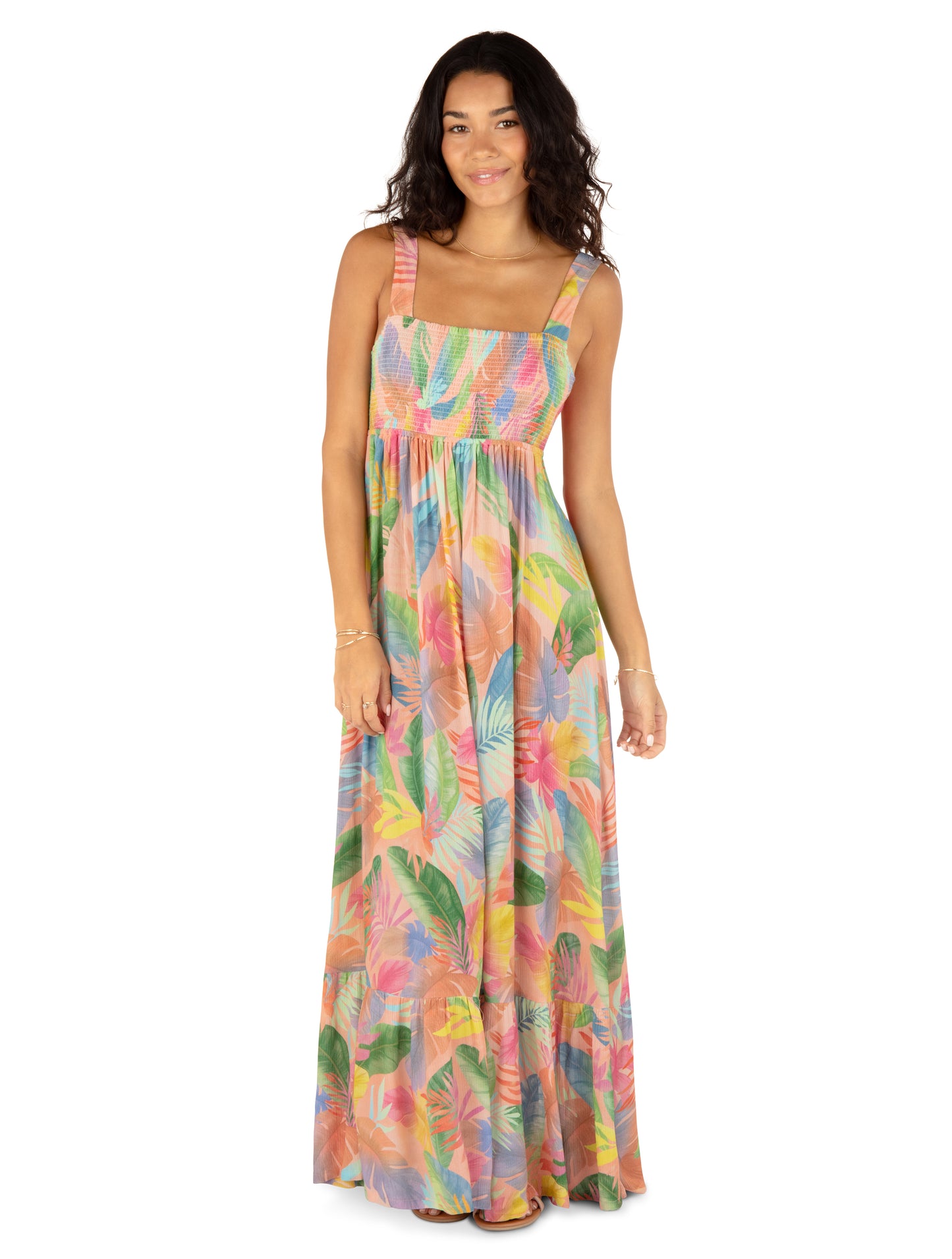 Hurley Paradise reversable Maxi dress hu021d4 multi color