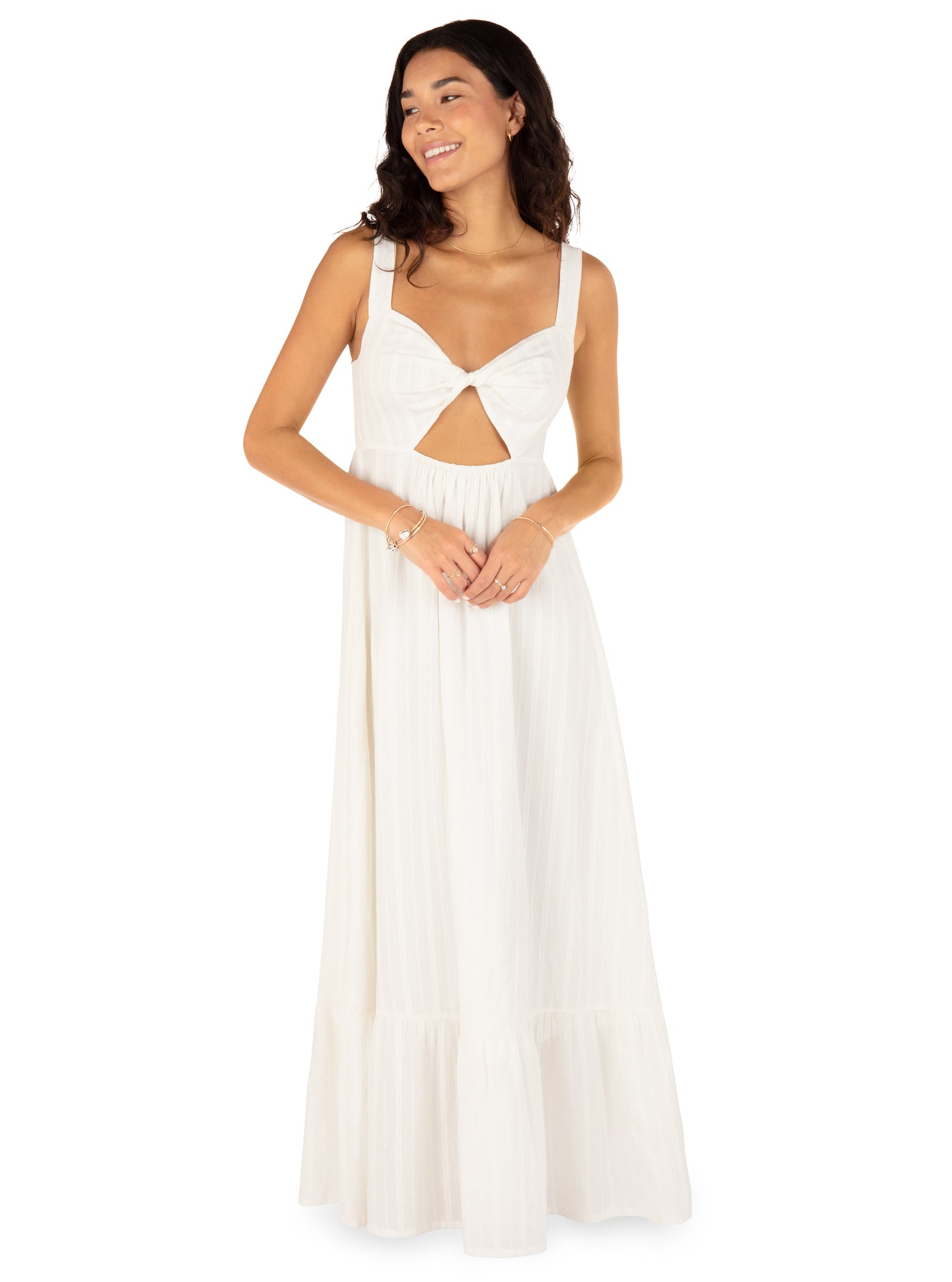 Hurley Melody reversable Maxi dress hu022d4 white