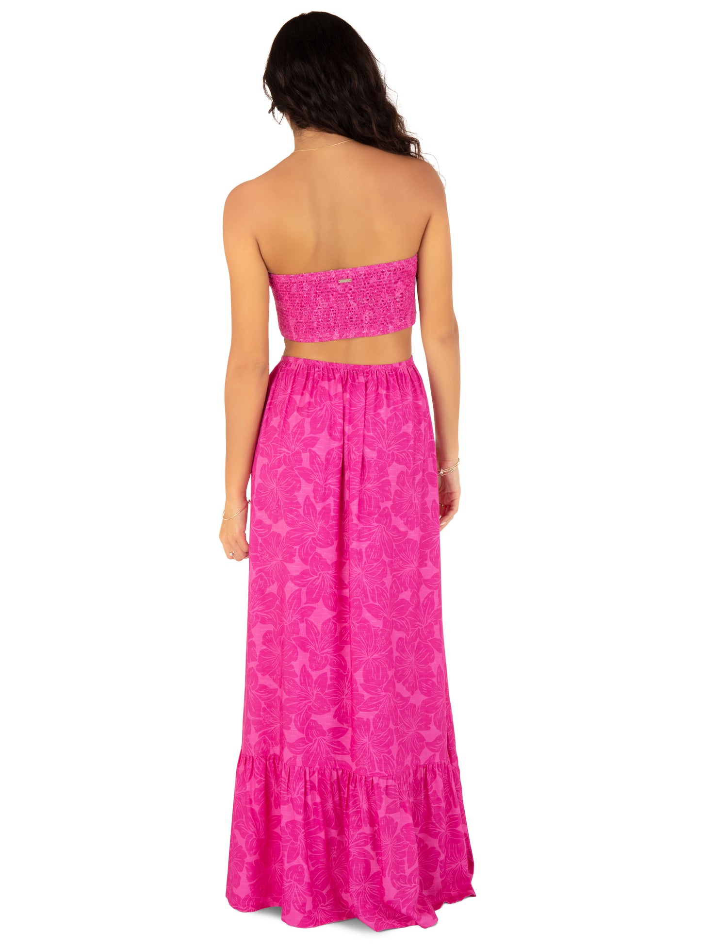 Hurley rose violet maxi dress hu029d4 pink