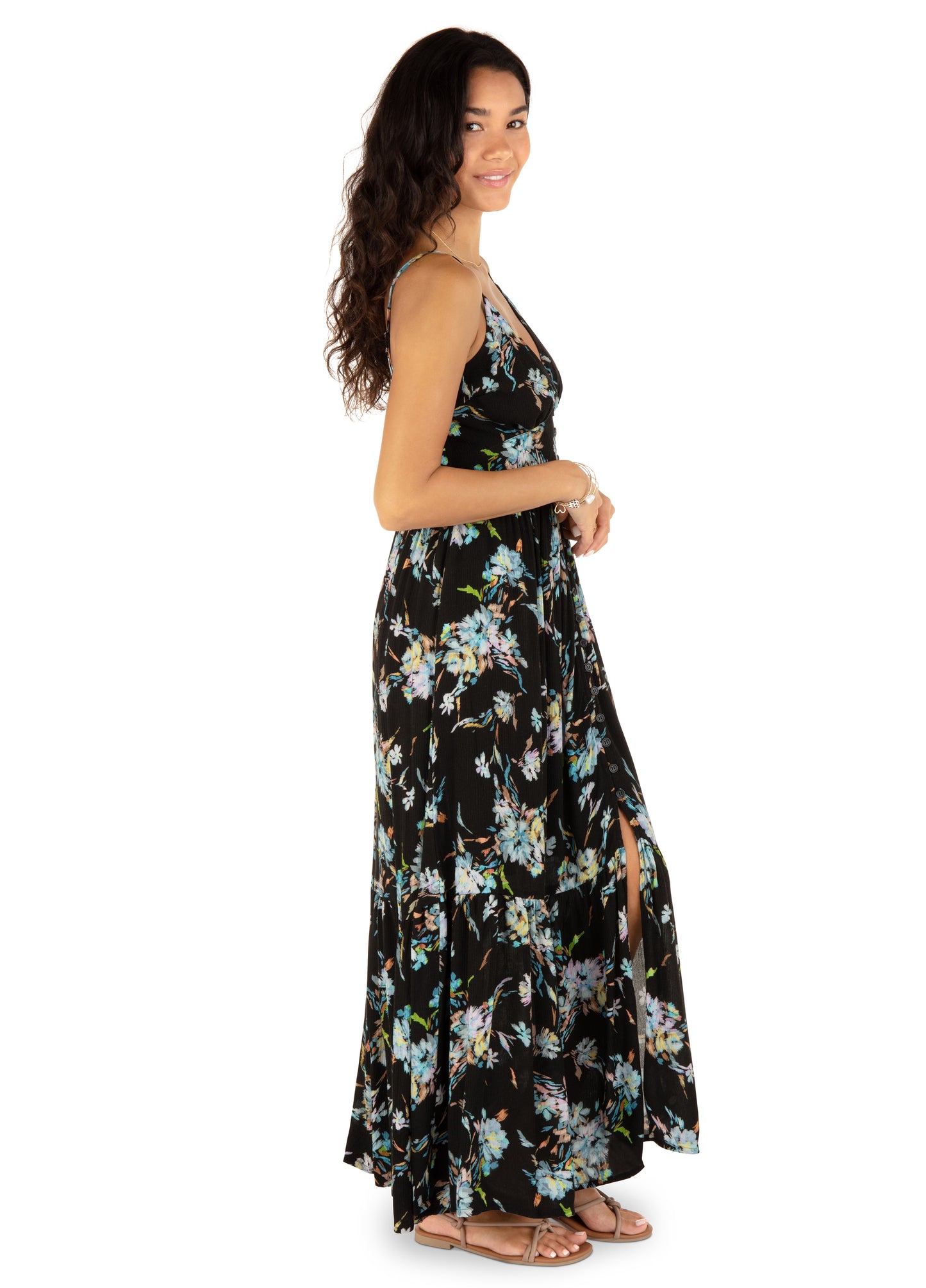 Hurley Capri maxi dress hu035d4 black