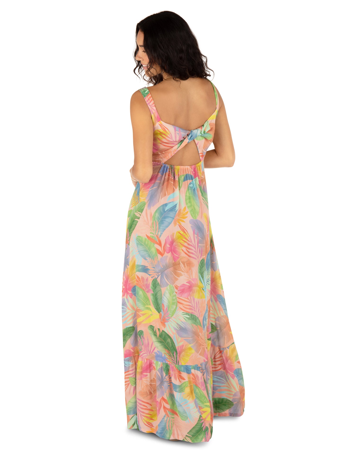 Hurley Paradise reversable Maxi dress hu021d4 multi color