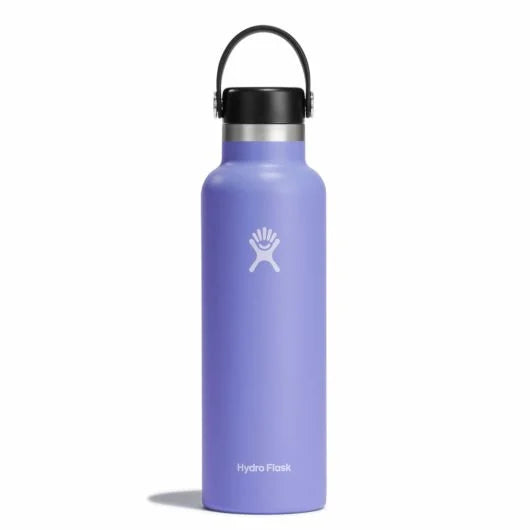 Hydroflask 21 oz Standard Mouth Stainless steel water bottle for life on the go. s21sx474 lupine