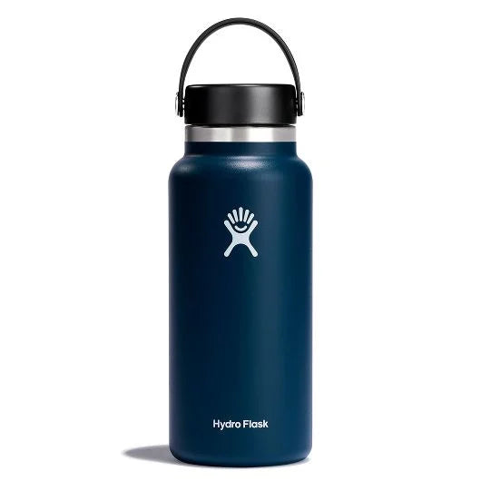 Hydroflask 32 oz Wide Mouth Fan favorite wide mouth bottle for easy drinking. w32bts464 indigo