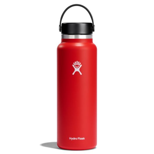 Hydroflask 40 oz Wide Mouth Large wide mouth water bottle for easy drinking. w40bts612 goji