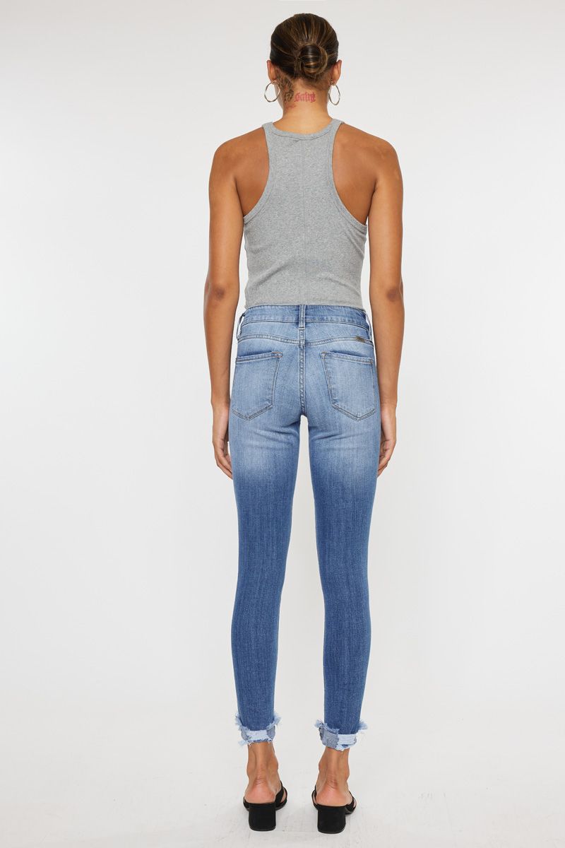 kancan mid rise super skinny jean kc7103m