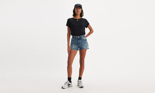 Levis 501 short 56327-0389 Color: The Future Is Now - Dark Wash