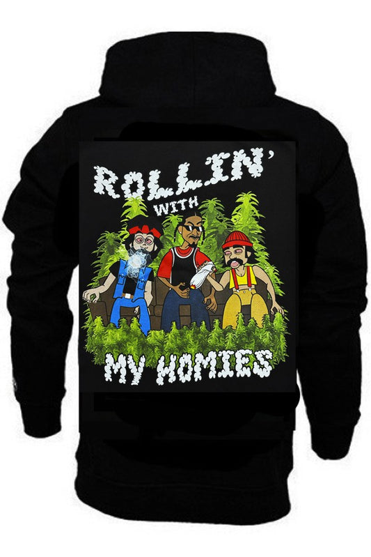 Rollin with my homies hoody  hd1403