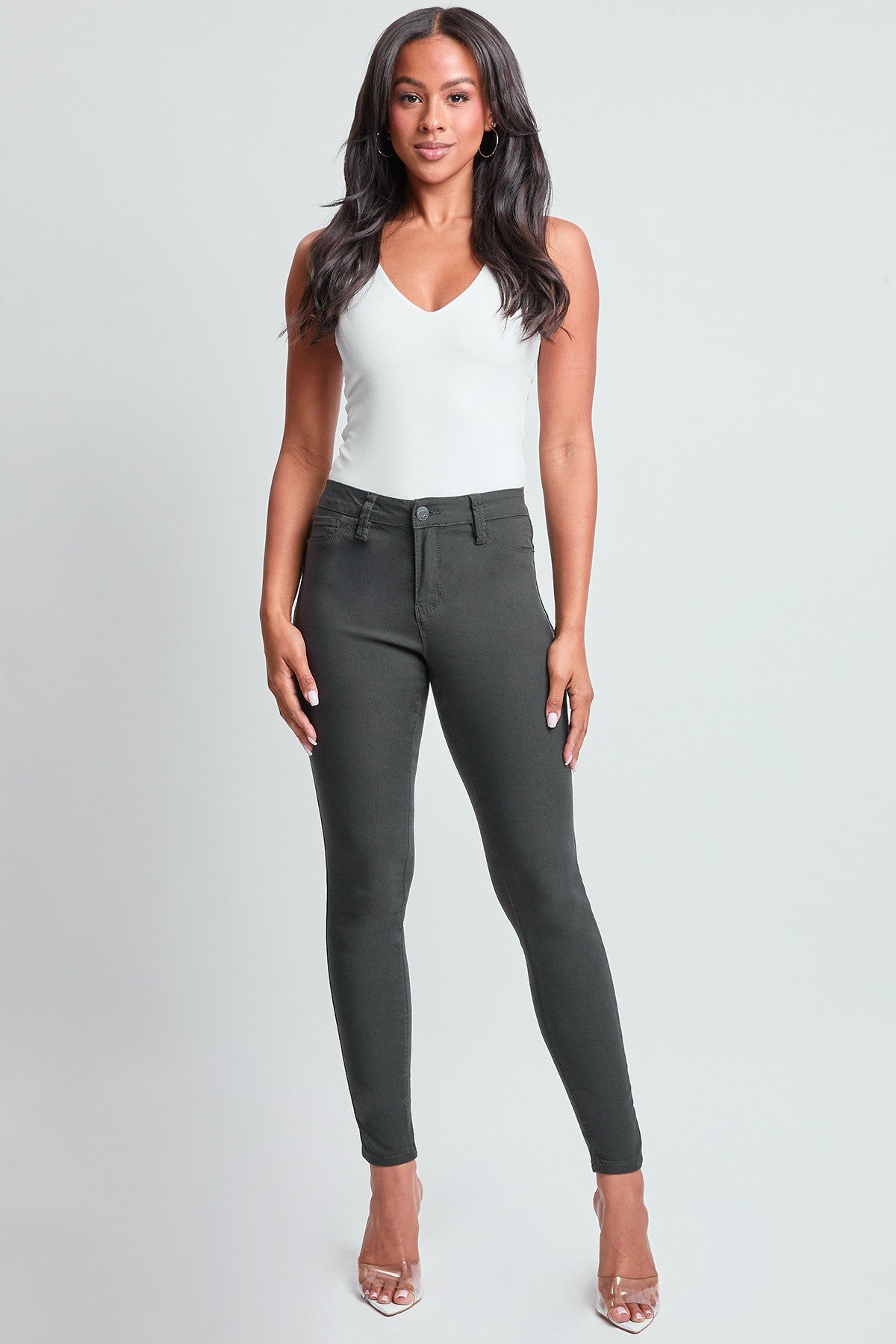 Malibu Hyperstretch Mid-Rise Skinny Jean p748931 jet set