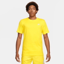 Nike Mens NSW Club Tshirt  ar4997-718 yellow