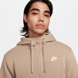 Nike nsw Club zip hoody bv2645-247 tan