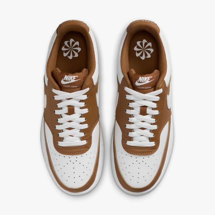 Nike Court vision lo dh3158-200 brown & white