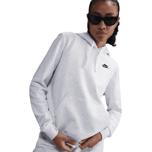 Nike sportswear club fleece hoody dq5793-051 light grey