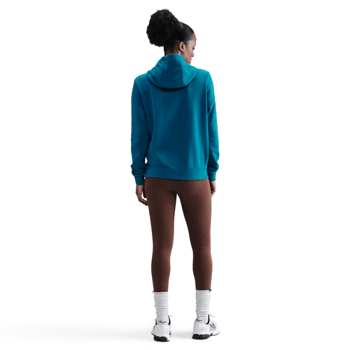 Nike sportswear club fleece hoody dq5793-301 aqua