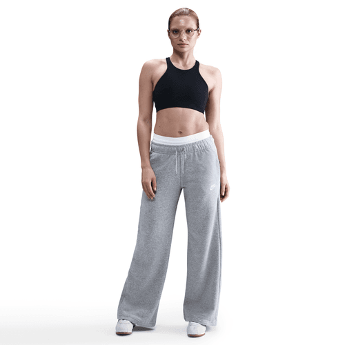 Nike open wide bottom club fleece pant fb2727-063 grey