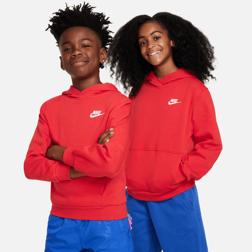 Nike nsw club fleece hoody fd3000-657 red