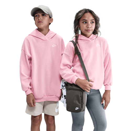 Nike youth club fleece hoody  fz5579-690 pink