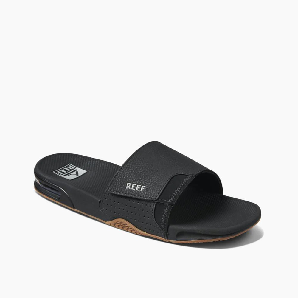 Reef mens Fanning Slide c13632bls black