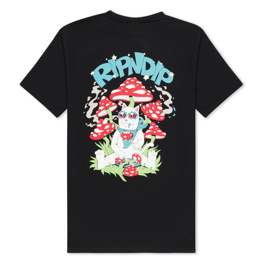 Rip N Dip Shroom Buffet tshirt rndhol23173 black