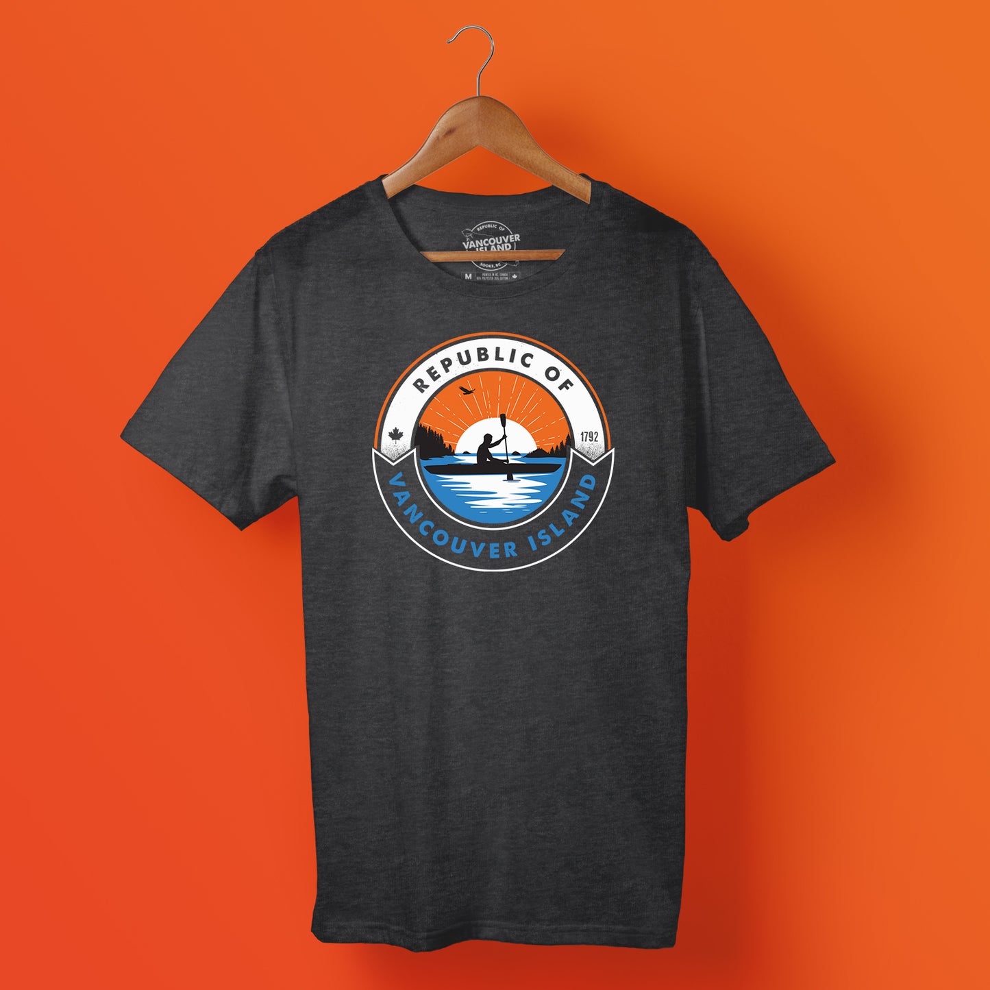 Republic of Vancouver Island Kayak Tshirt