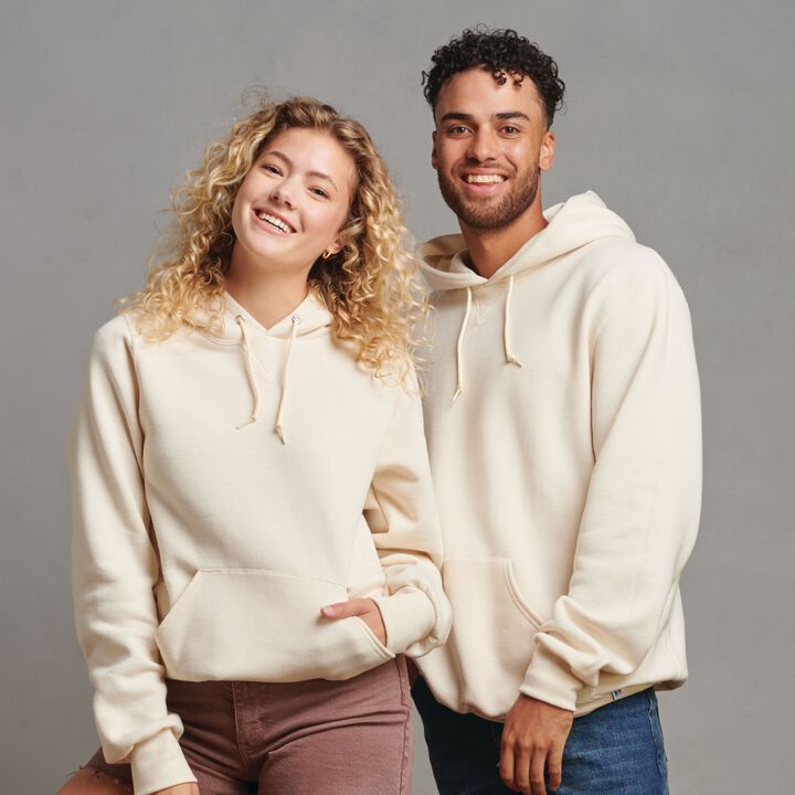 Russell Dri-Power® Fleece Hoodie 695m vintage white â Spinners Sports