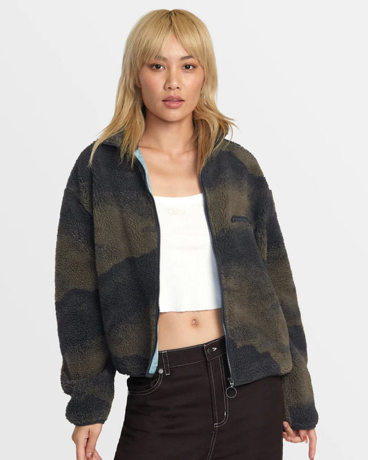 Rvca oh hush sherpa jacket avjjk00199