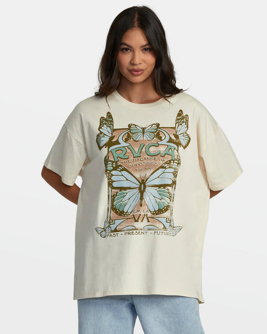 Rvca SOCIAL BUTTER FLY T-SHIRT avjzt00963