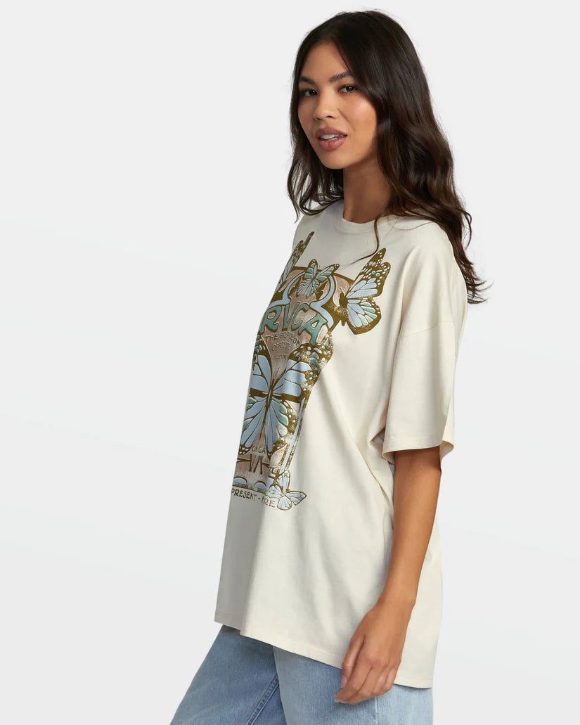 Rvca SOCIAL BUTTER FLY T-SHIRT avjzt00963