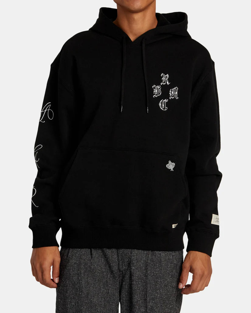 Rvca chefs kiss hoody avyft00373 black