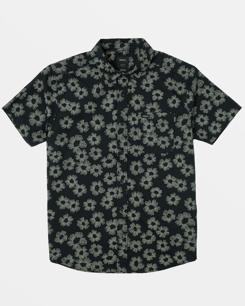 Rvca THAT'LL DO PRINT SHORT SLEEVE SHIRT avywt00474 black