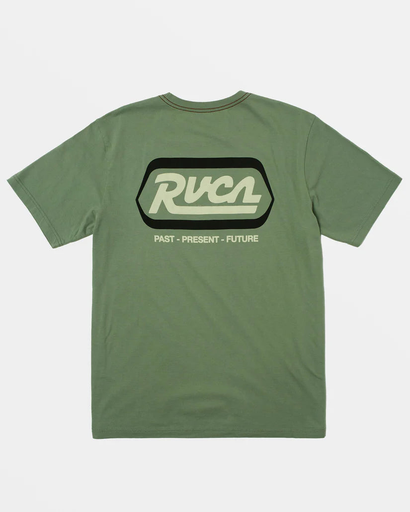 Rvca station tshirt avyzt02266 green