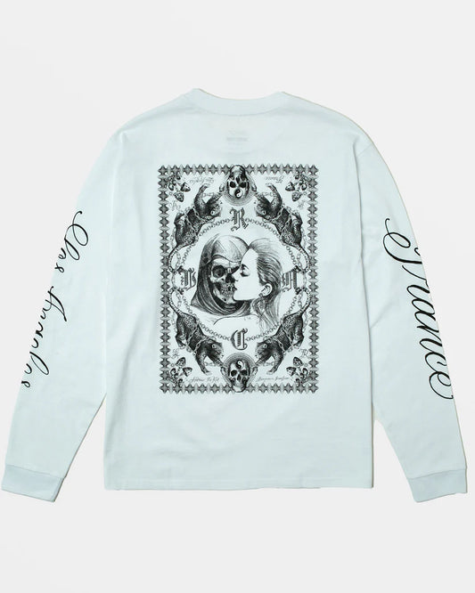 Rvca CHEFS KISS LONG SLEEVE T-SHIRT avyzt02306 white