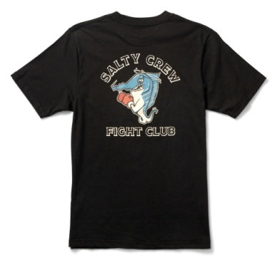 Salty Crew fight club youth tshirt 20035711y black