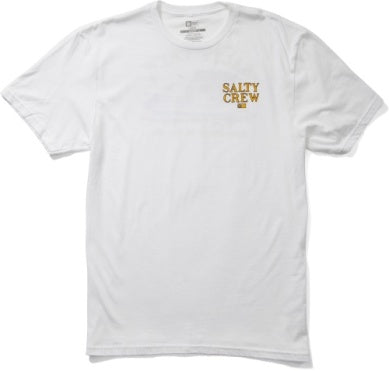 Salty Crew fish on tshirt youth 20035712y white