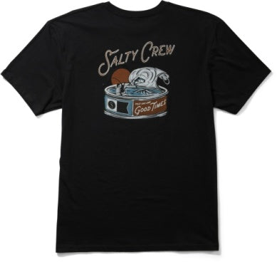 Salty Crew tuna can tshirt 20035739 black