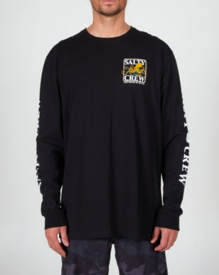 Salty Crew ink slinger long sleeve tshirt 20135367 black