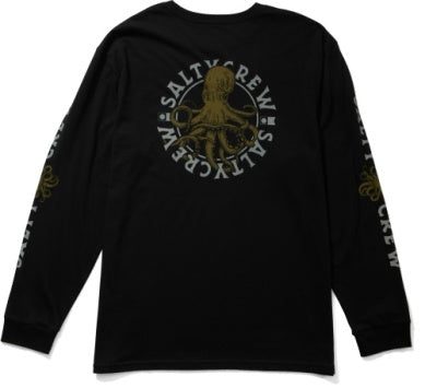 Salty Crew tentacles long sleeve tshirt 20135535 black