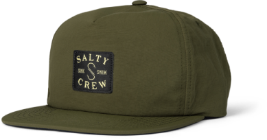 Salty Crew clubhouse 5 panel hat 35035550 olive