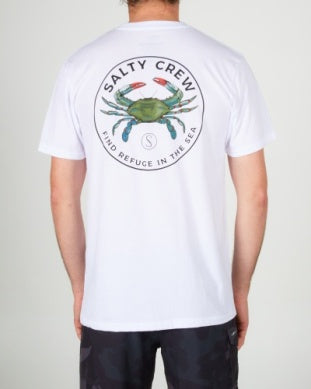 Salty Crew Blue Crabber premium tshirt 20035500 white