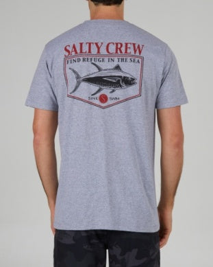 Salty Crew Angler classic tshirt 20035674 athletic grey