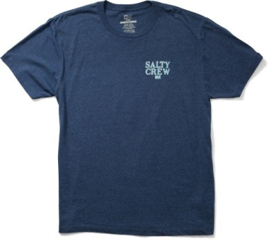 Salty Crew fish on tshirt youth 20035712y navy heather