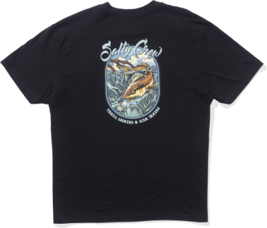 Salty Crew red fish classic tshirt 20035821 black