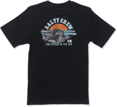 Salty crew youth lifted boys tshirt 20035829y black