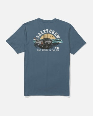 salty crew youth lifted boys tshirt 20035829y slate