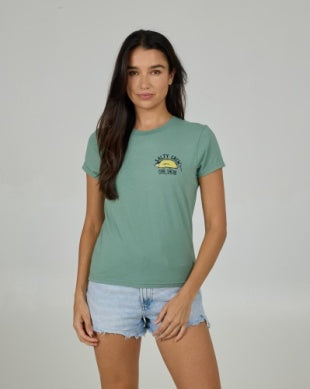 Salty Crew baja fresh modern tshirt 20035882w sage