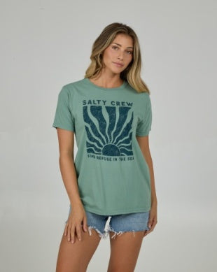 Salty Crew perfect set boyriend fit tshirt 20035886w sage