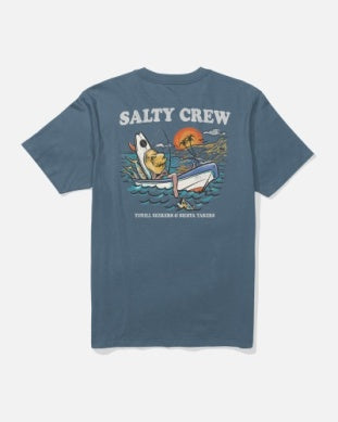 Salty Crew down time tshirt 20035897 slate